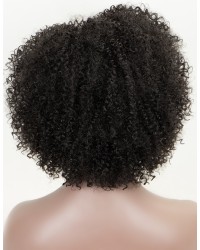 Natural Black Kinky Curly Wigs L Part