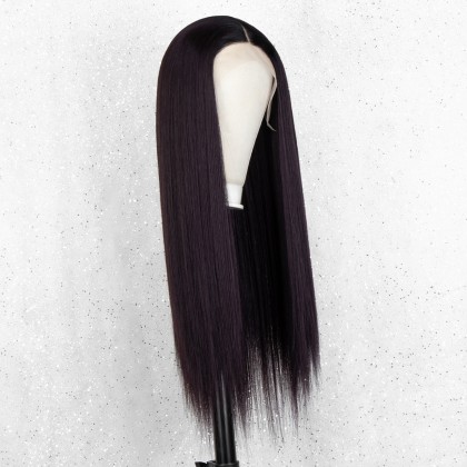 Ombre Burgundy 99j Lace Front Wig Long Synthegic Wigs T Part Deep Wine Red Lace Wigs for Women Heat Resistant